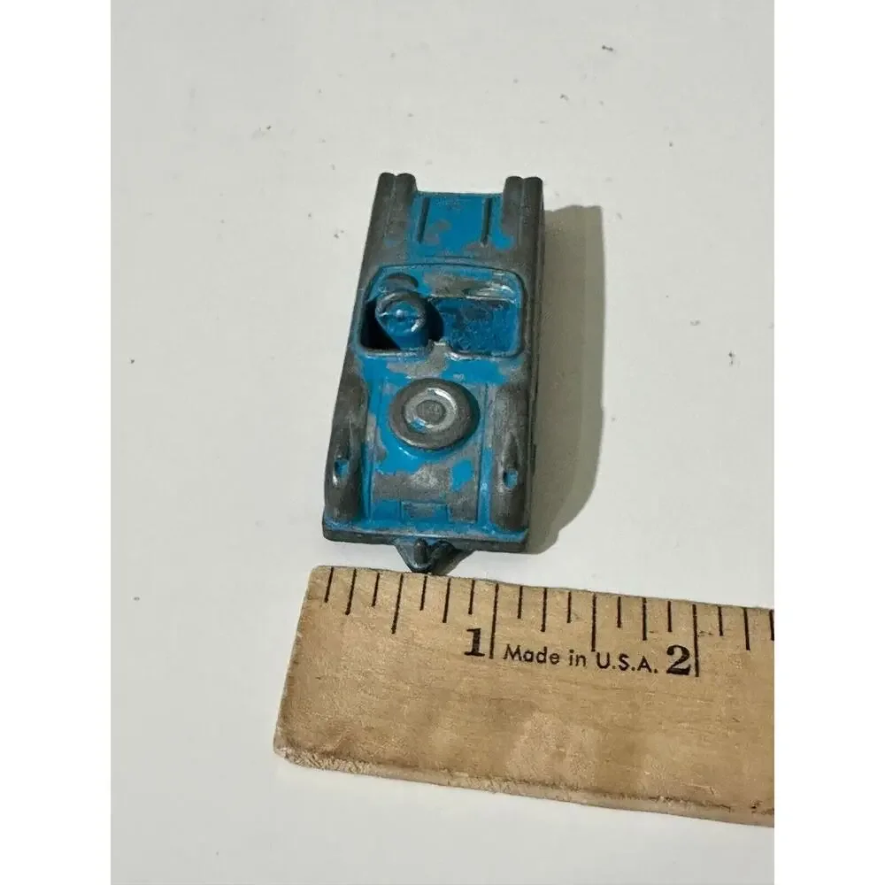 MIDGETOY BLUE 1950's CADILLAC CONVERTIBLE TOY CAR ROCKFORD ILLINOIS‎